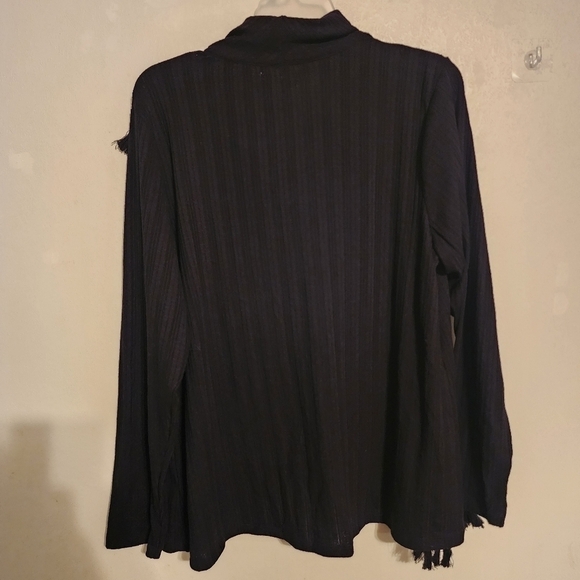 Maurices Double Button Wrap Black Cardigan Size XXL NWT - Picture 9 of 11